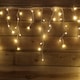 image 10 of 300 LED 7.5m Premier Christmas Outdoor 8 Function Icicle Lights in Warm White