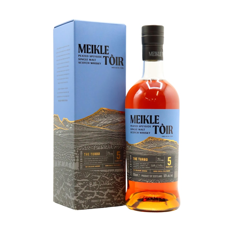 GlenAllachie - Meikle Toir - The Turbo 2023 Release Single Malt Scotch 5 year old Whisky