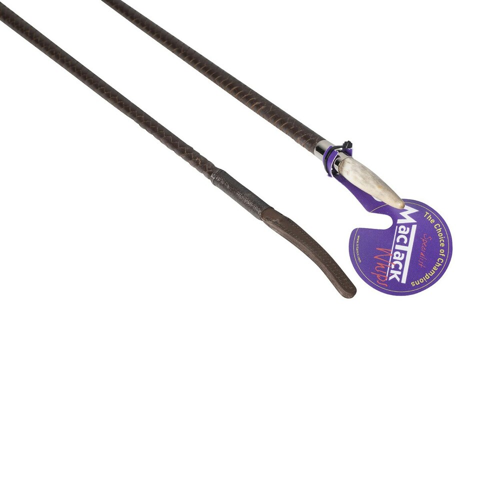 image 1 of MacTack Toothpick Show Whip - Brown - 24 inches