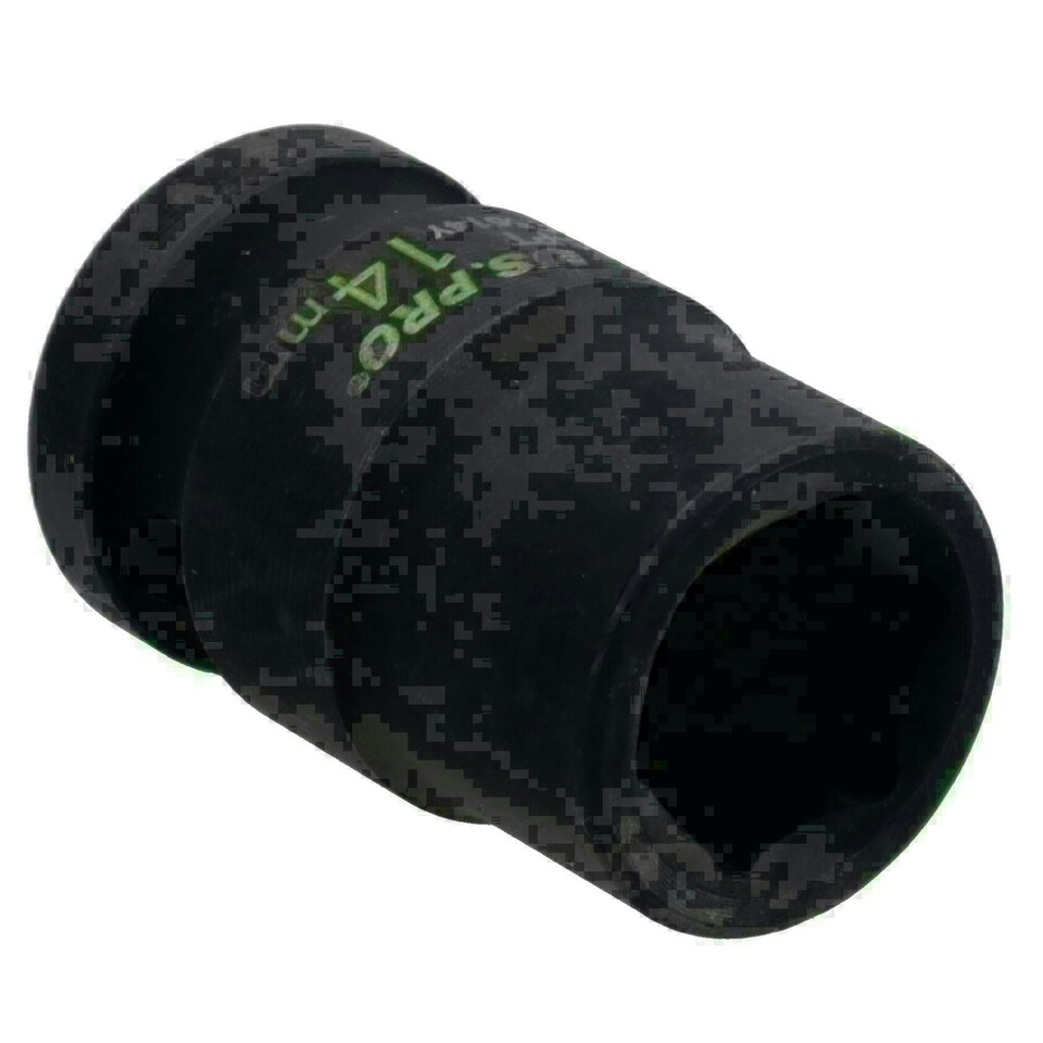 image 1 of 14mm Metric Shallow Impact Impacted European Style Socket 1/2" Drive 6 Sided