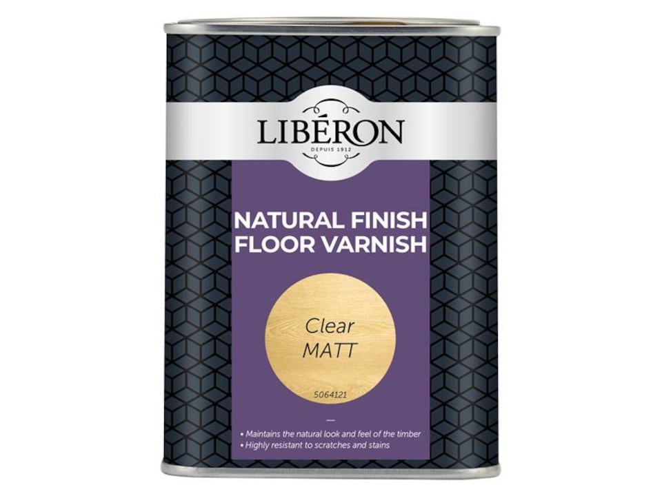 Liberon Natural Finish Floor Varnish Clear Matt 1 litre
