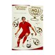 image 1 of A Man In Red Soccer Uniform Customized Male Birthday Card