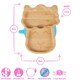 image 6 of Tiny Dining Children's Bamboo Suction Llama Plate - Pink | Pink | Pink