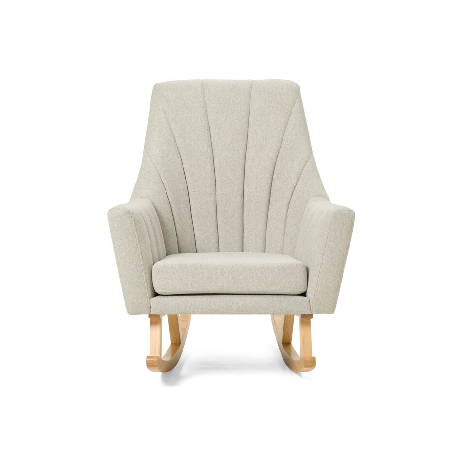 image 1 of Tutti Bambini Jonah Rocking Chair & Foot Stool - Pebble