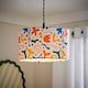 image 2 of ValueLights Kids Bright Abstract Easy Fit Ceiling Light Shade and Bulb