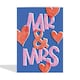 image 2 of Cute Mr & Mrs Wedding Card
