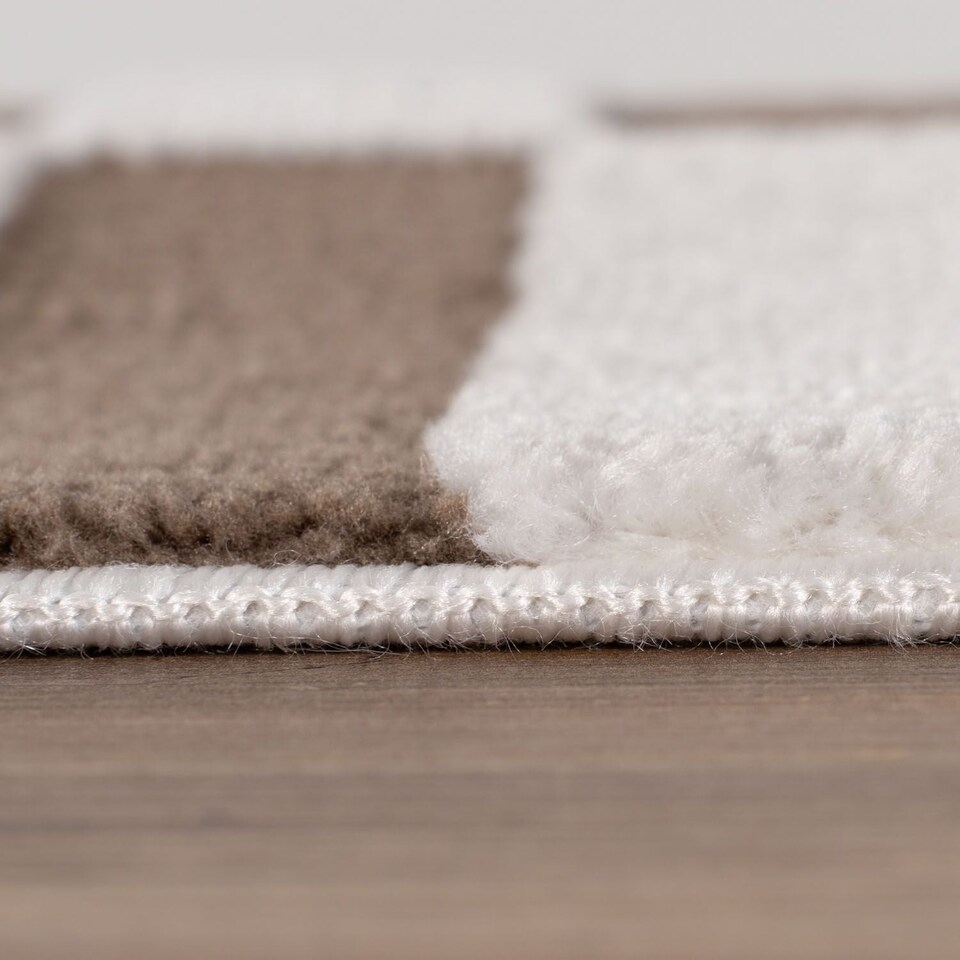 image 1 of The Rugs Loft Collection Striped Living Room Area Floor Rug and Runners Soft Pile