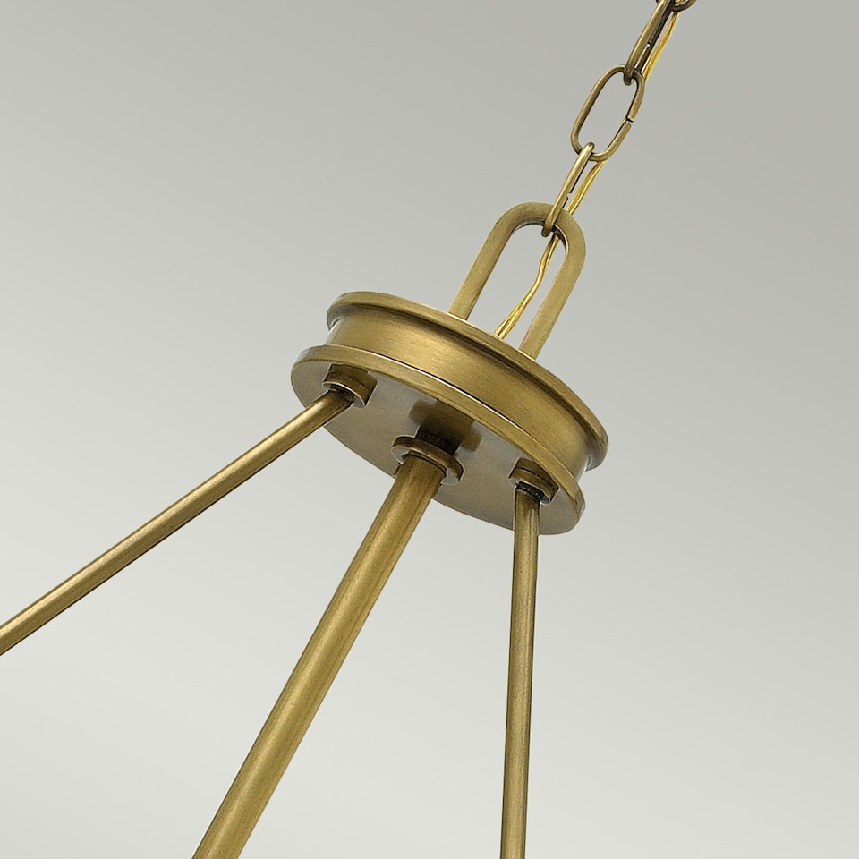 image 1 of Collier 4 Light Ceiling Pendant Brass, E14