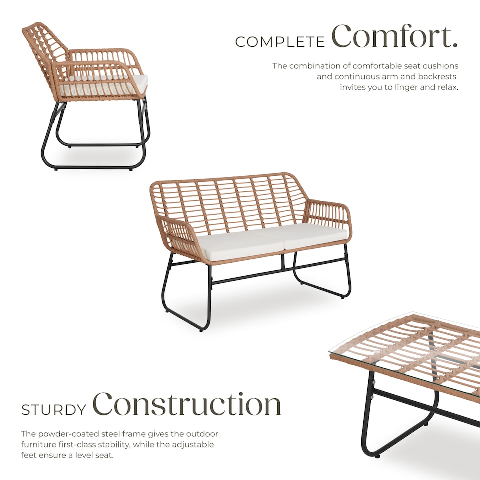 image 1 of Garden Furniture Set Molfetta XL - for 4 people, water-repellent, weather-safe