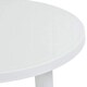 image 6 of 90cm Round Outdoor Bistro Drinks Table Plastic Garden Patio Dining Furniture