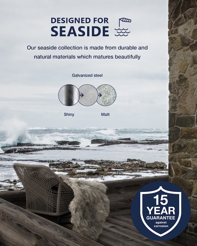 image 1 of Nordlux Tip Outdoor Downlight Silver Galvanized steel GU10 Coastal/Marine Safe - Mains Powered, IP23