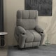 image 2 of HOMCOM Heavy Duty Riser and Recliner Chair Lift Chair for the Elderly, Grey Grey