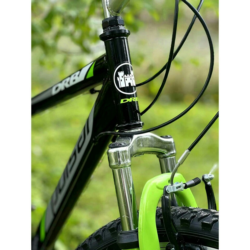 image 1 of Dallingridge Pulsar Hardtail Mountain Bike, 26" Wheel - Black/Green