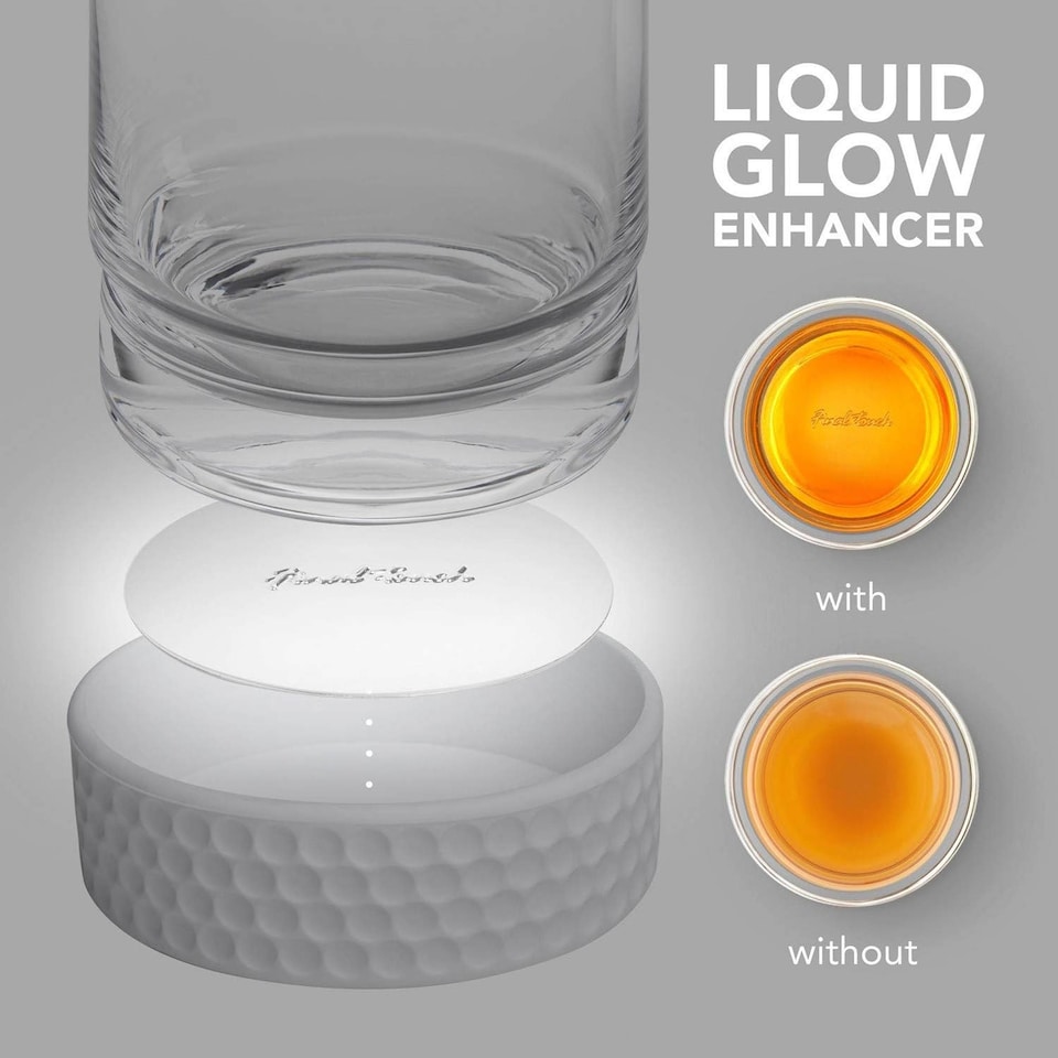 image 1 of Final Touch Set of 2 Hole-In-One Golf Whiskey/Cocktail Tumblers