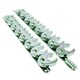 image 2 of 3/8" Drive Imperial AF + Metric Crowfoot Crowfeet 3/8" - 7/8" 10 - 22mm 16pc