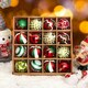 image 2 of Living and Home 16Pcs Christmas Hanging Ball Decorations