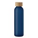 image 1 of MidOcean Abe Frosted Bamboo 500ml Bottle - Transparent Blue - One Size Blue | One Size