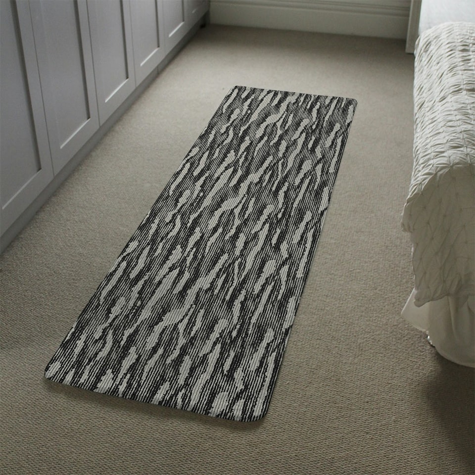 image 1 of Grunged Stripes (Runner Rug) Multi
