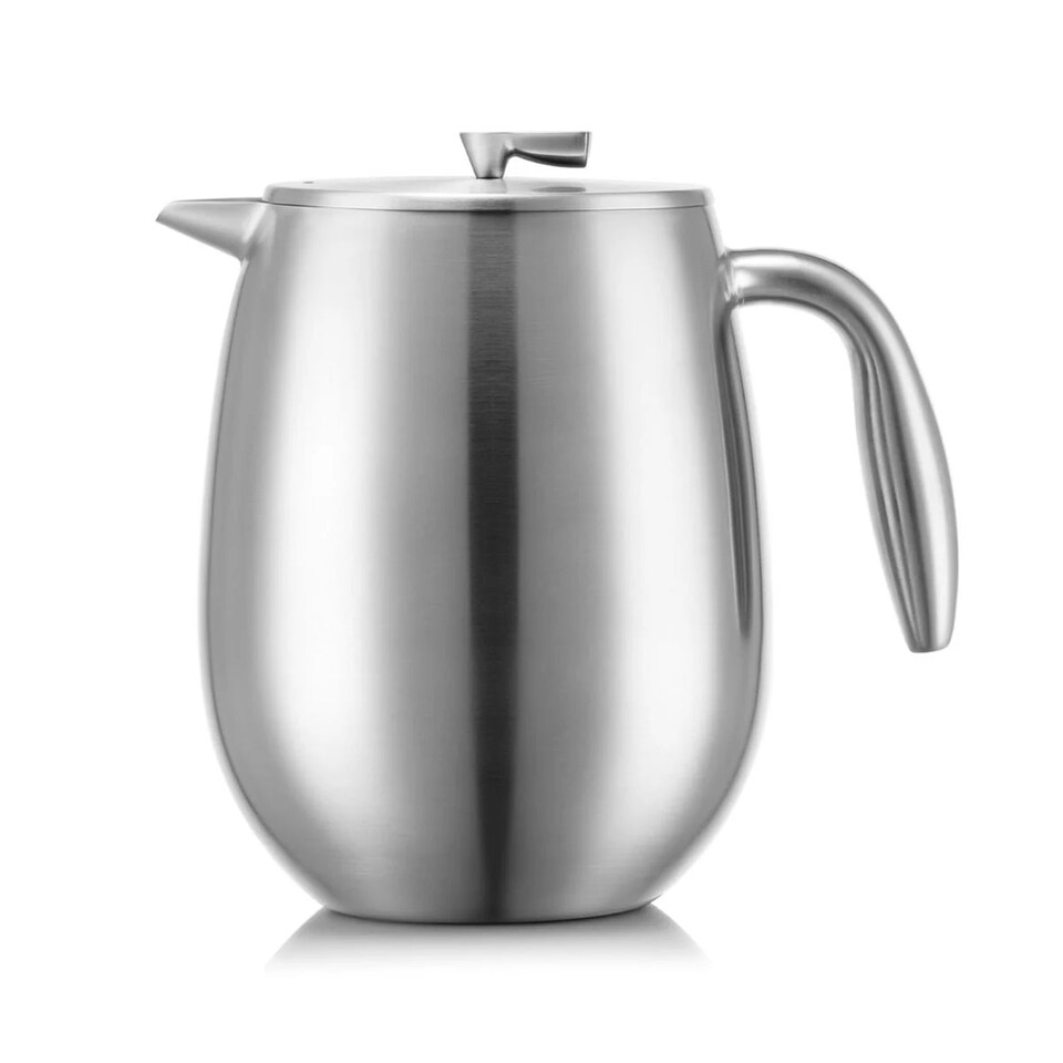 image 1 of Bodum Columbia Double Wall Coffee Maker 12 Cup - Silver