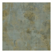 Grandeco Galvanised Metal Effect Textured Wallpaper - Blue/Green - 10.5m x 53cm | Blue