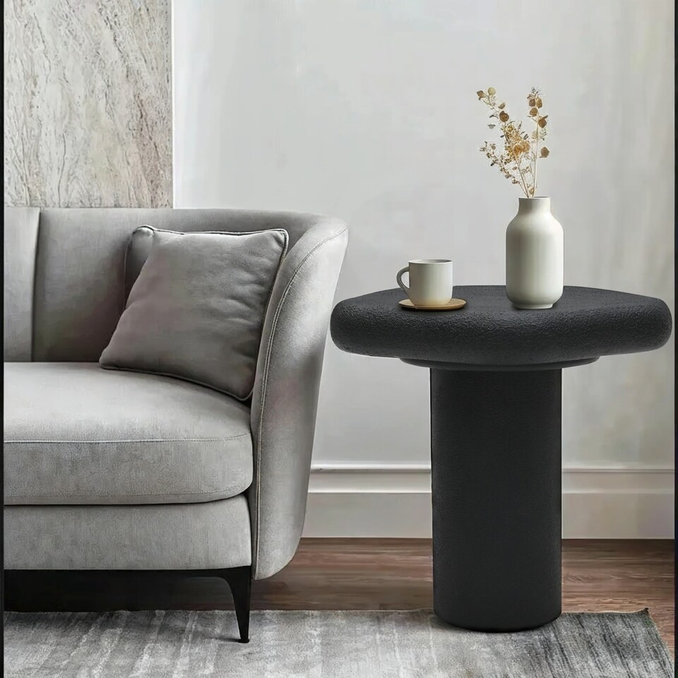 image 1 of Udaipur Pentagon End Table Black