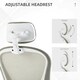 image 7 of Vinsetto Mesh Office Chair with Headrest, 4D Lumbar Support, Flip-up Arm