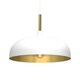 image 3 of Milagro Pendant Lamp Lincoln White/Gold 1XE27 35cm