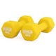 image 3 of Pair of 4kg Hex Anti Roll Neoprene Non Slip Hand Dumbbells Workout Weights