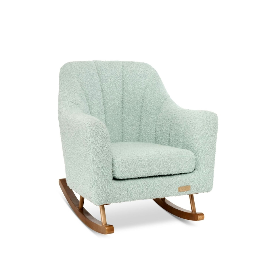 image 1 of Tutti Bambini Jonah Mini Me Children's Rocking Chair - Boucle Ocean Stone Blue