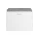 image 1 of SoBuy Shoe Storage Bench with Flip Drawer & Cushioned Seat, White, 23.6x9.4x18.5 in, 11.9 kg - FSR16-K-W