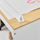 image 10 of SoBuy Kids Desk and Chair Set with 2 Storage Shelves and Paper Roll Holder, White/Natural, 31.4x19.6x25.1 in, 15.3 kg - KMB60-WN