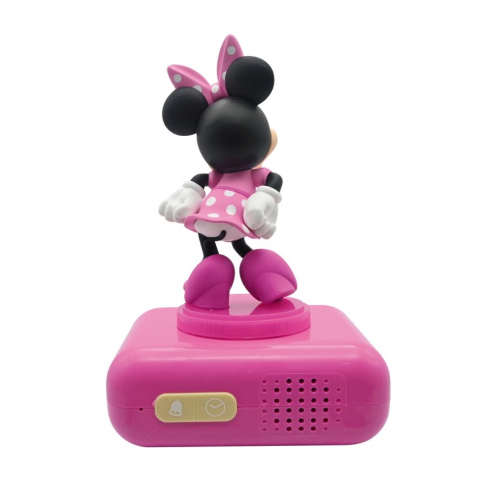 image 1 of Lexibook RL800MN 3D Minnie Mouse Childrens Clock with Night Light