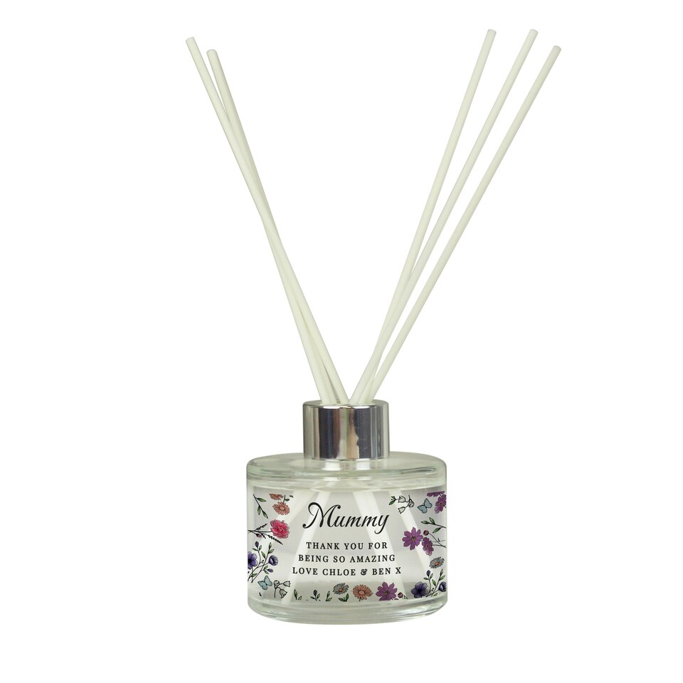 image 1 of Personalised Wild Flowers Reed Diffuser