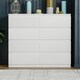 image 4 of Vida Designs Denver 8 Drawer Chest of Drawers Bedroom Storage, White