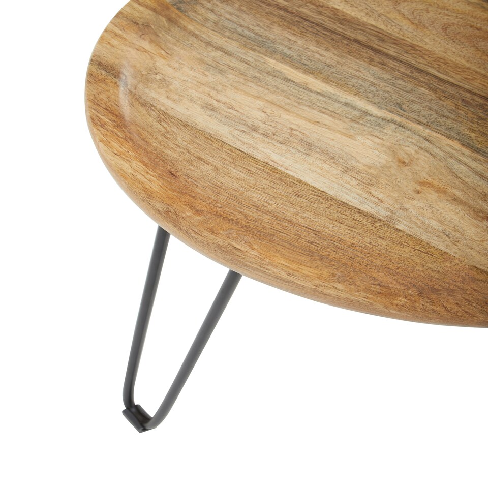 image 1 of Interiors by Premier Natural Mango Wood Small Side Table Brown