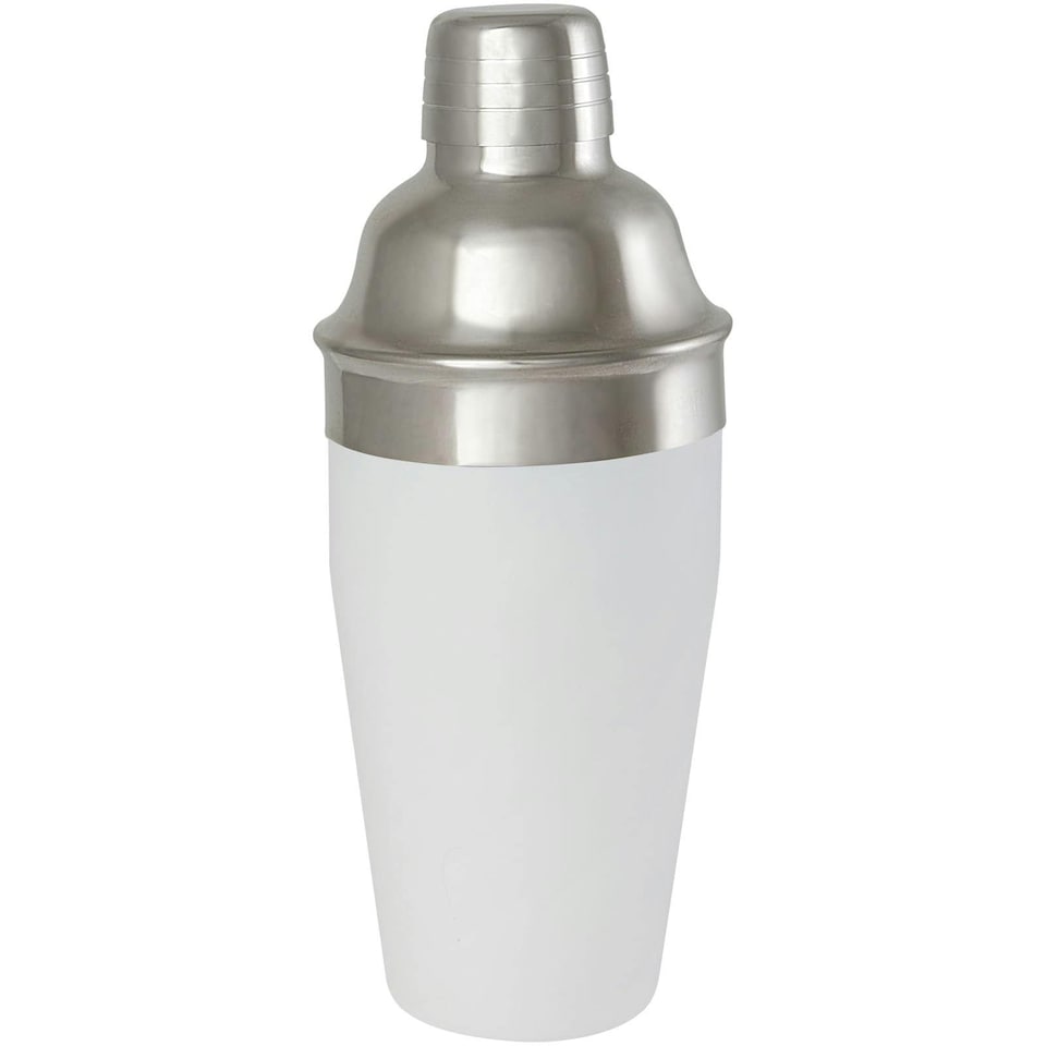 image 1 of Seasons Gaudie Logo Stainless Steel Cocktail Shaker - White - One Size
