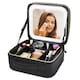 image 1 of Cosmetic Makeup Vanity Travel Case With LED Mirror