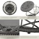 image 5 of Garden Chair Gargano - rotatable, resilient polyrattan, comfortable round cushion, Grey