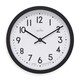 image 1 of Acctim Elstow Small Kitchen Wall Clock Quartz Retro Style 20cm Black