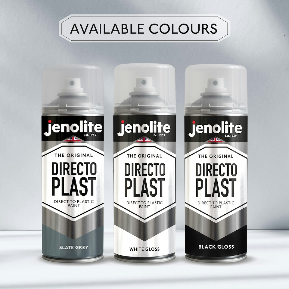 image 1 of Jenolite Directoplast Multi-Surface Paint - Sage Green Gloss - 400ml Spray Can - 2-Pack