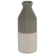 image 1 of Hill Interiors Mason Collection Ellipse Ceramic Tall Vase - Grey - 40cm x 12cm x 12cm
