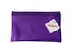 image 3 of 8x5" Frosted Purple Pencil Case - See Through Exam Clear Translucent