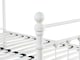 image 5 of Snuggle Beds Aria Classic Cream Metal Bed Frame - Small Double | Cream | Small Double