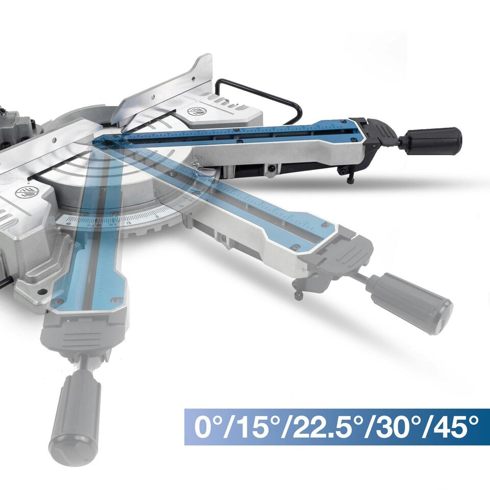 image 1 of Hyundai 1500W Electric Mitre Saw / Chop Saw with 210mm Blade, 230V