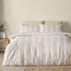image 1 of Catherine Lansfield Cove Stripe Reversible Duvet Cover Set | Yellow | King