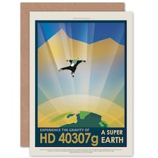 Hd 40307G Super Earth Space Tours Travel NASA Card