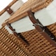 image 5 of Set of 2 Boutique Double Steamed Storage Laundry Wicker Basket | Brown | Brown