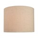 image 5 of Contemporary and Sleek Taupe Textured 10" Linen Fabric Drum Lamp Shade 60w Max | Cream | Taupe | 1
