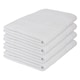 image 1 of Nicola Spring Cotton Bath Sheets - 160cm x 90cm - White - Pack of 4