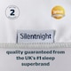 image 5 of Silentnight Superwash Bed Pillows, Hypoallergenic, Medium Support, 4 Pack